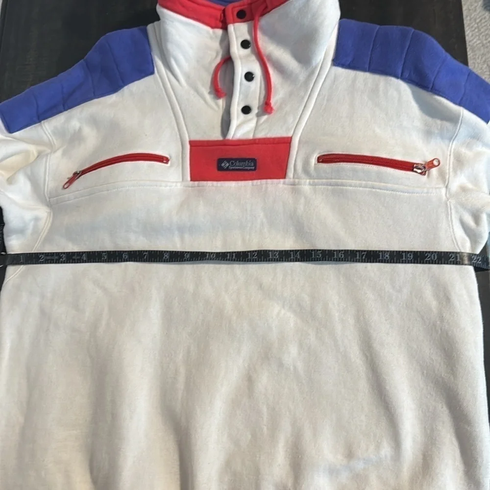 Columbia Vintage 90s 1/4 Snap Pop Over Sweatshirt Size Large